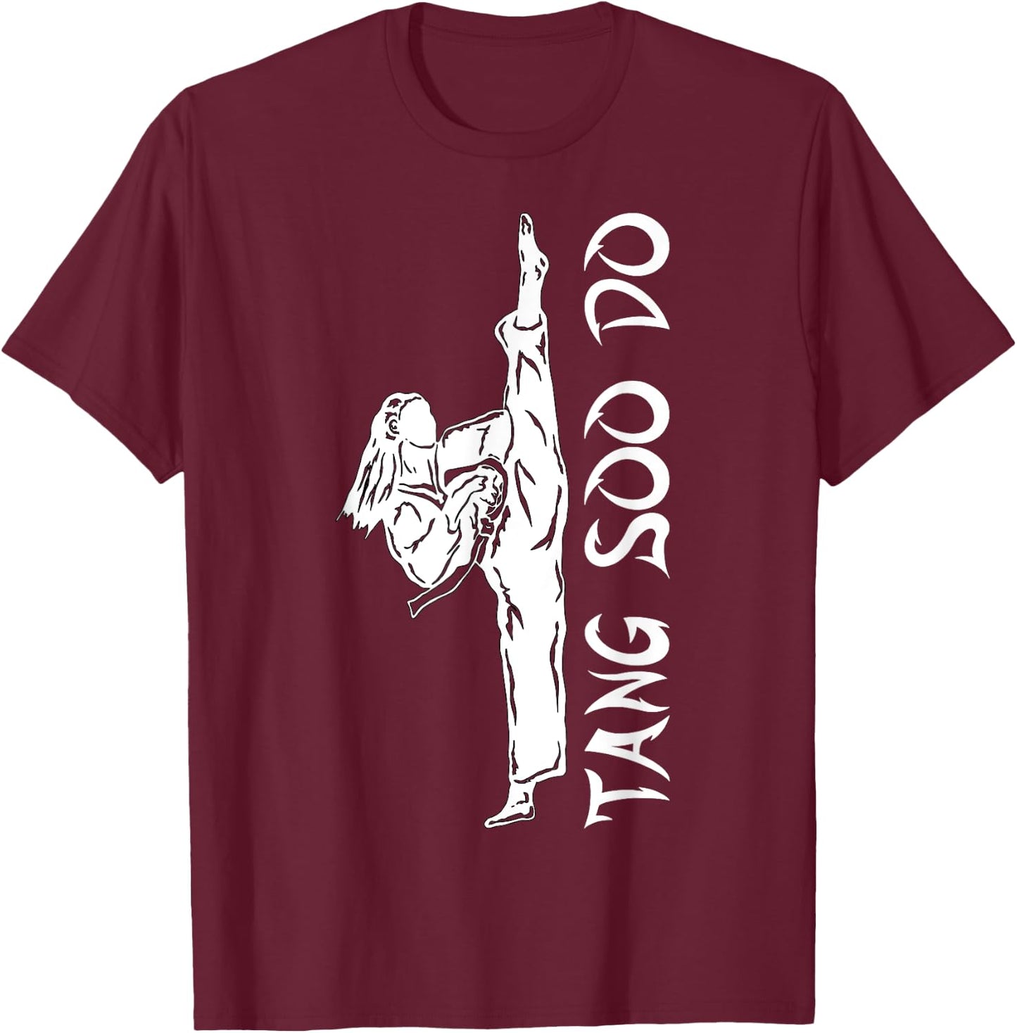 Tang Soo Do Korean Martial Arts T-Shirt - T-Shirt | Maroon