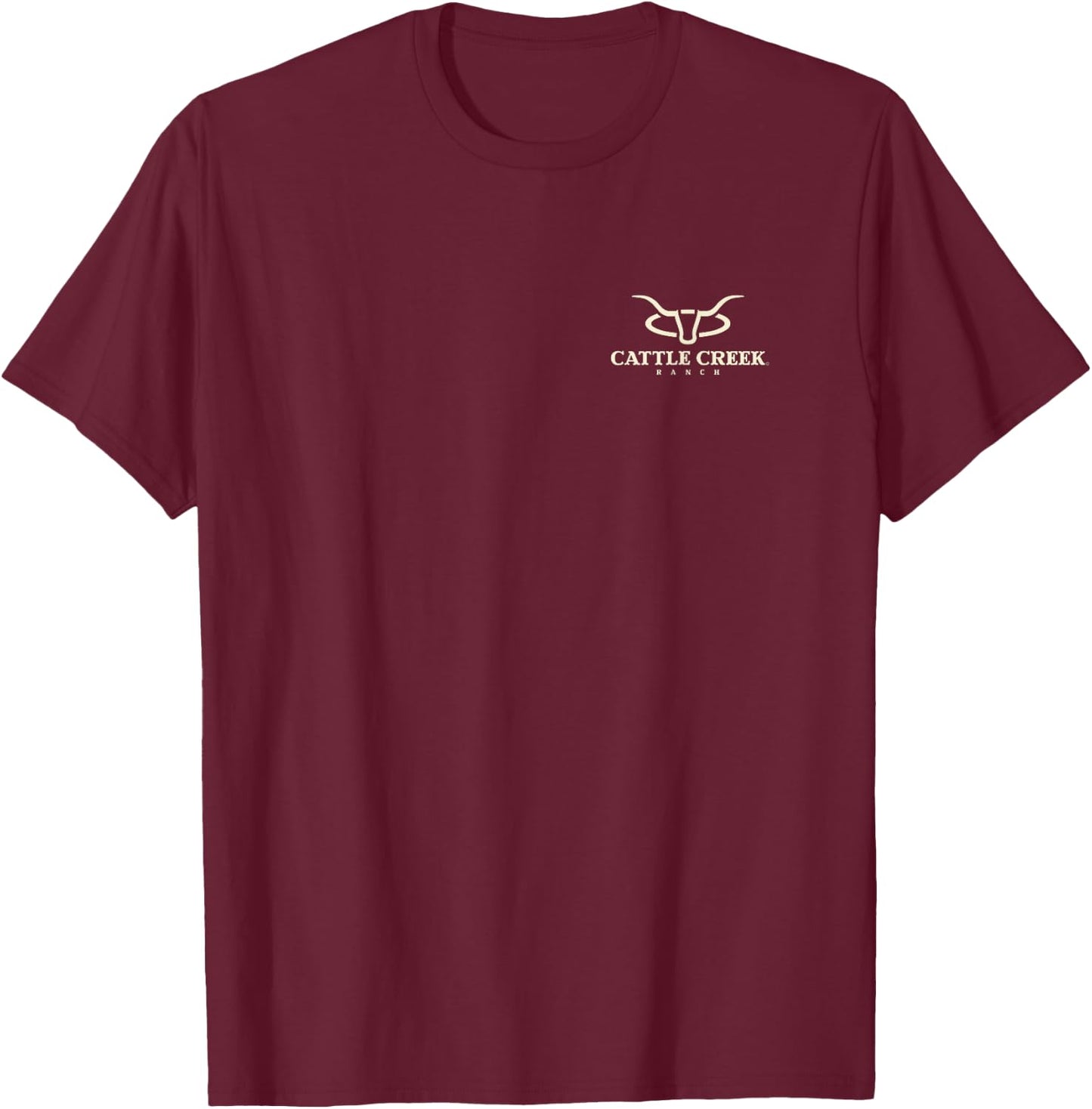 Cattle Creek Roping Western Graphic T-Shirt - T-Shirt | Maroon