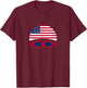 USA Swim Shirt, USA Summer Swimming 2024 Games T-Shirt - T-Shirt | Maroon