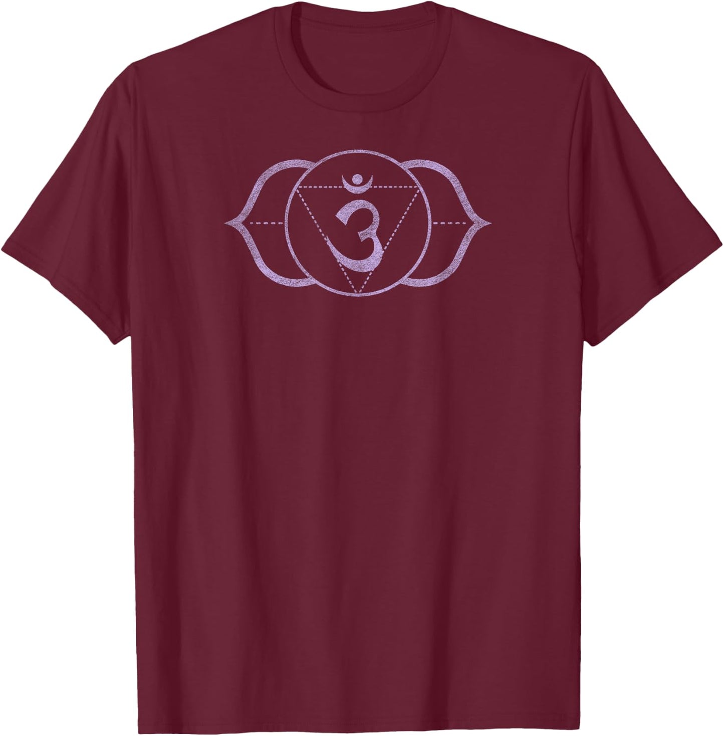 Third Eye Chakra Ajna – Kundalini Yoga Meditation T-Shirt - T-Shirt | Maroon