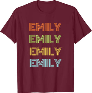 I love my girl Emily classic Emily T-Shirt - T-Shirt | Maroon