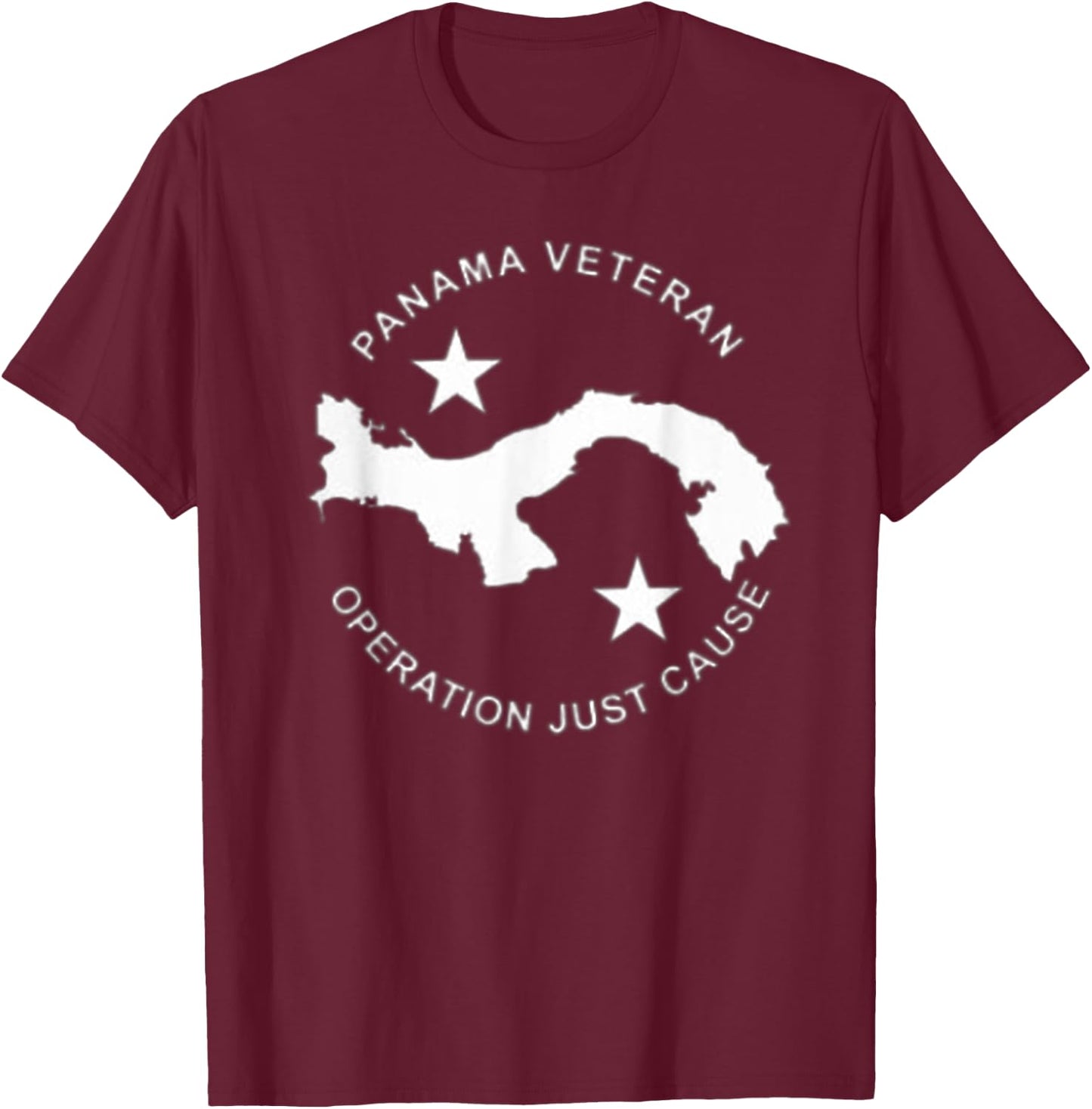 Panama Veteran (Operation Just Cause) T-Shirt - T-Shirt | Maroon