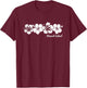 Kiawah Island South Carolina Hibiscus Flower Souvenir T-Shirt - T-Shirt | Maroon
