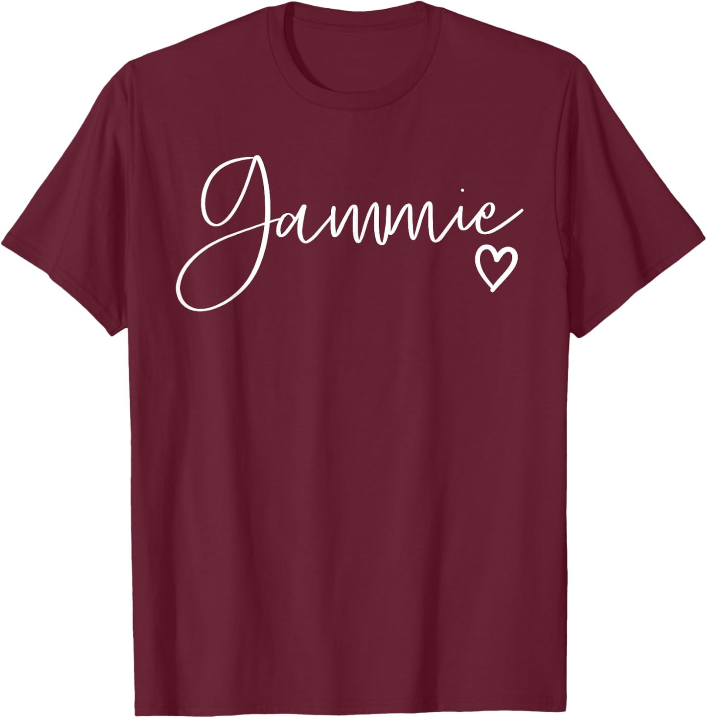 Gammie Gifts Grandma Heart Mother's Day Gammie T-Shirt - T-Shirt | Maroon