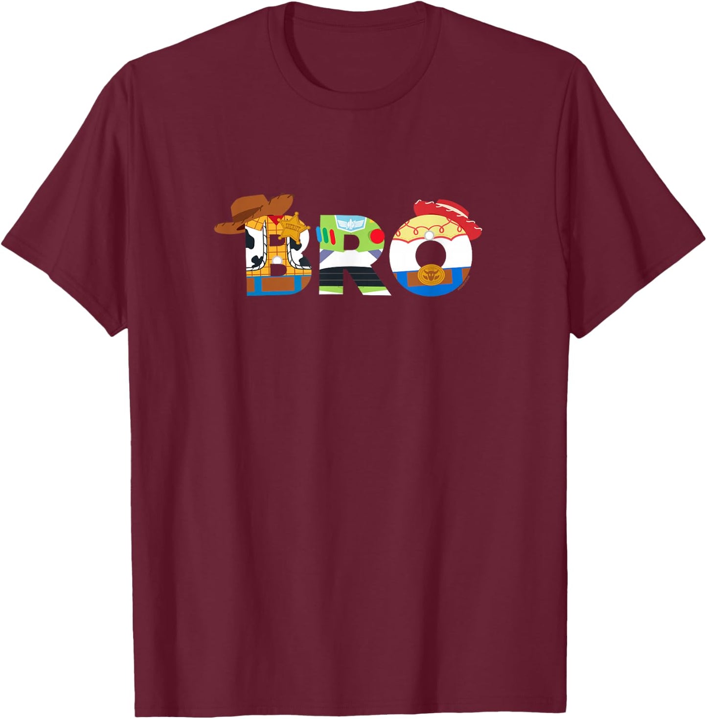 Disney and Pixar's Toy Story Bro Brother Family Birthday T-Shirt - T-Shirt | Maroon