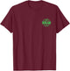 Koloa Surf Dawn Patrol Green Logo Surf Graphic T-Shirt - T-Shirt | Maroon
