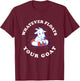 Whatever Floats Your Goat - Funny Goat Boat Pun T-Shirt - T-Shirt | Maroon