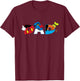 Disney Mickey Mouse and Friends Dad Father’s Day Birthday T-Shirt - T-Shirt | Maroon