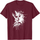 Hummingbird Birdwatching Ornithology Watercolor Hummingbird T-Shirt - T-Shirt | Maroon