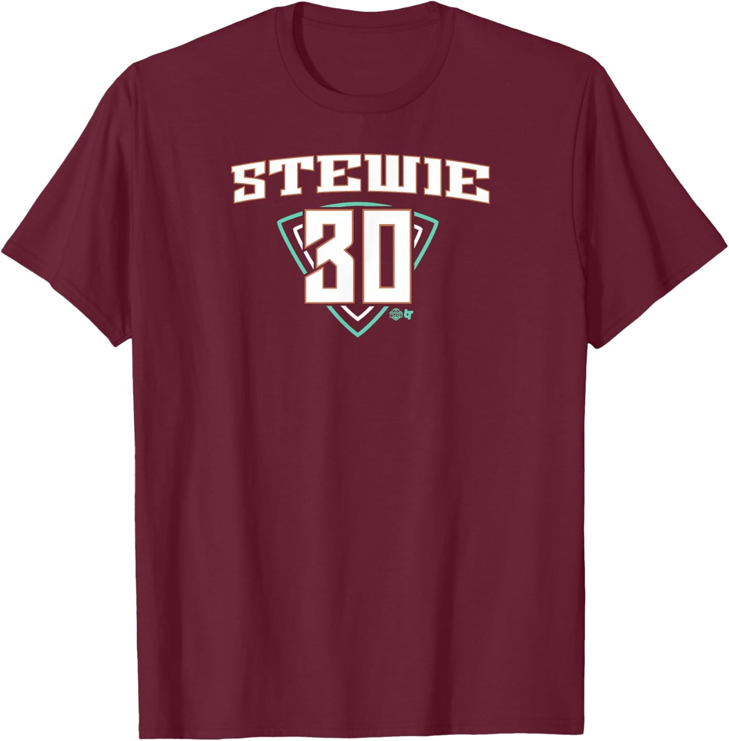 Breanna Stewart: NY 30 - New York Basketball T-Shirt - T-Shirt | Maroon