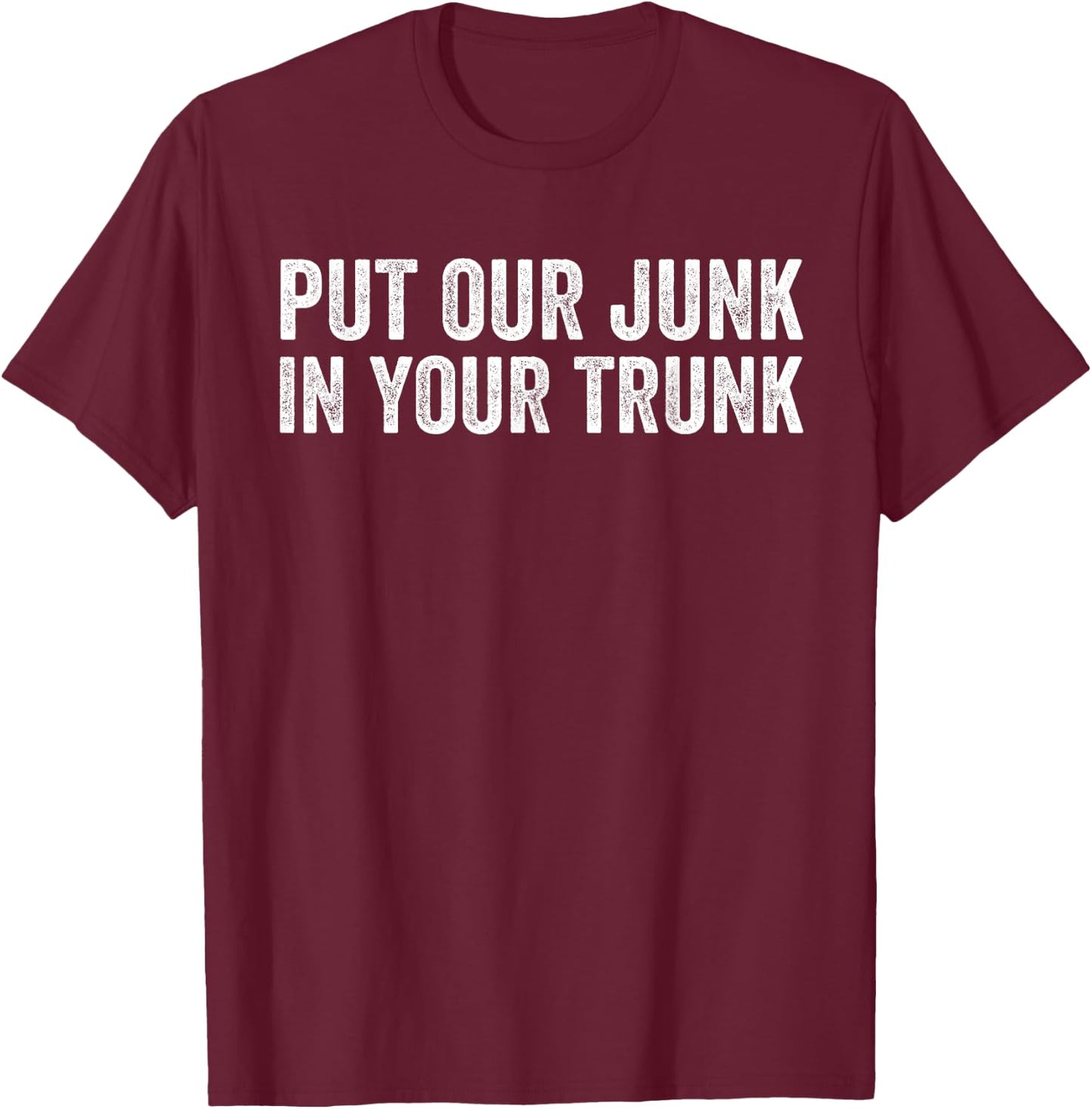 Yard Garage Sale Staff Funny T-Shirt - T-Shirt | Maroon