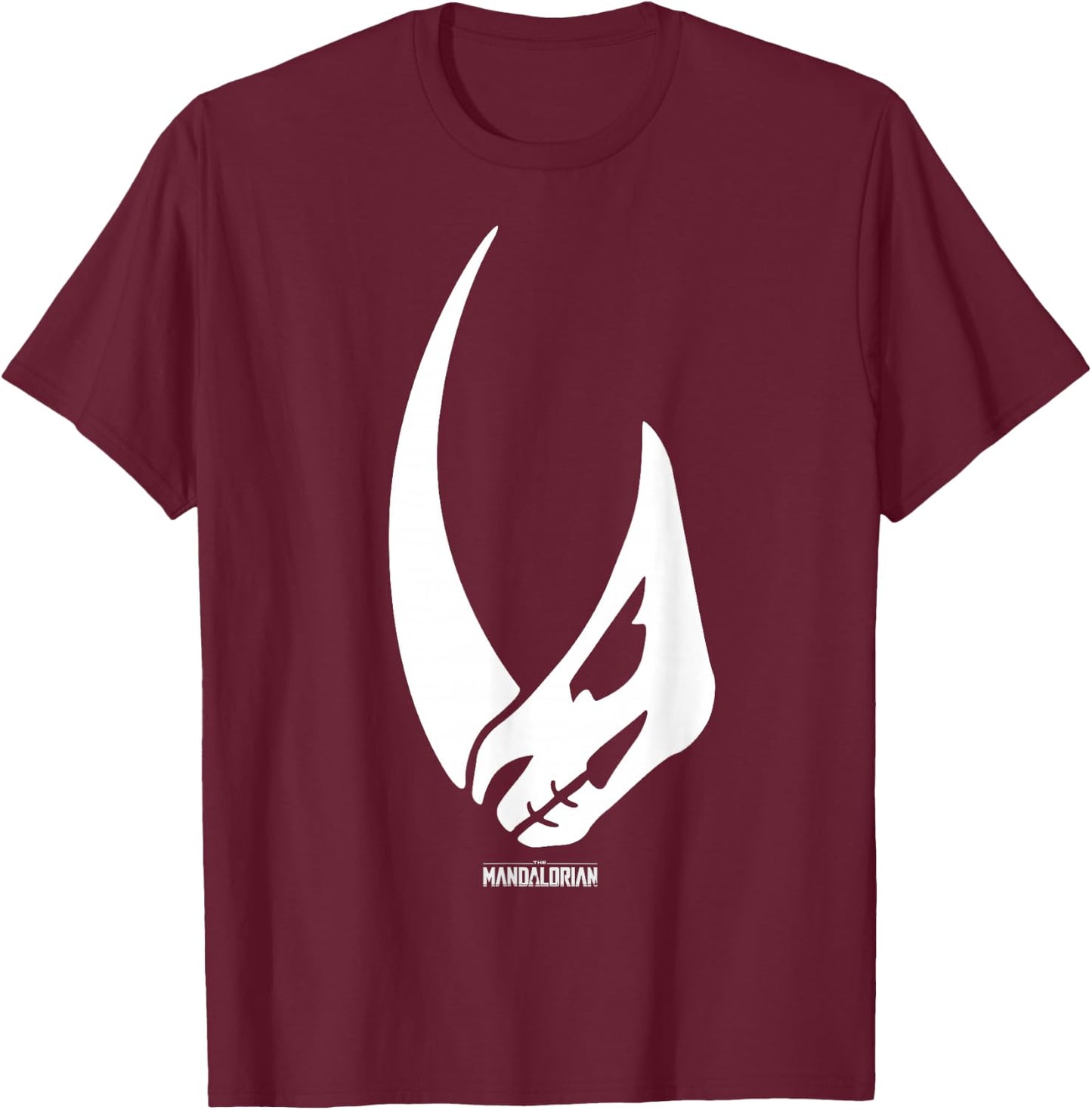 Star Wars The Mandalorian Mudhorn Signet T-Shirt - T-Shirt | Maroon