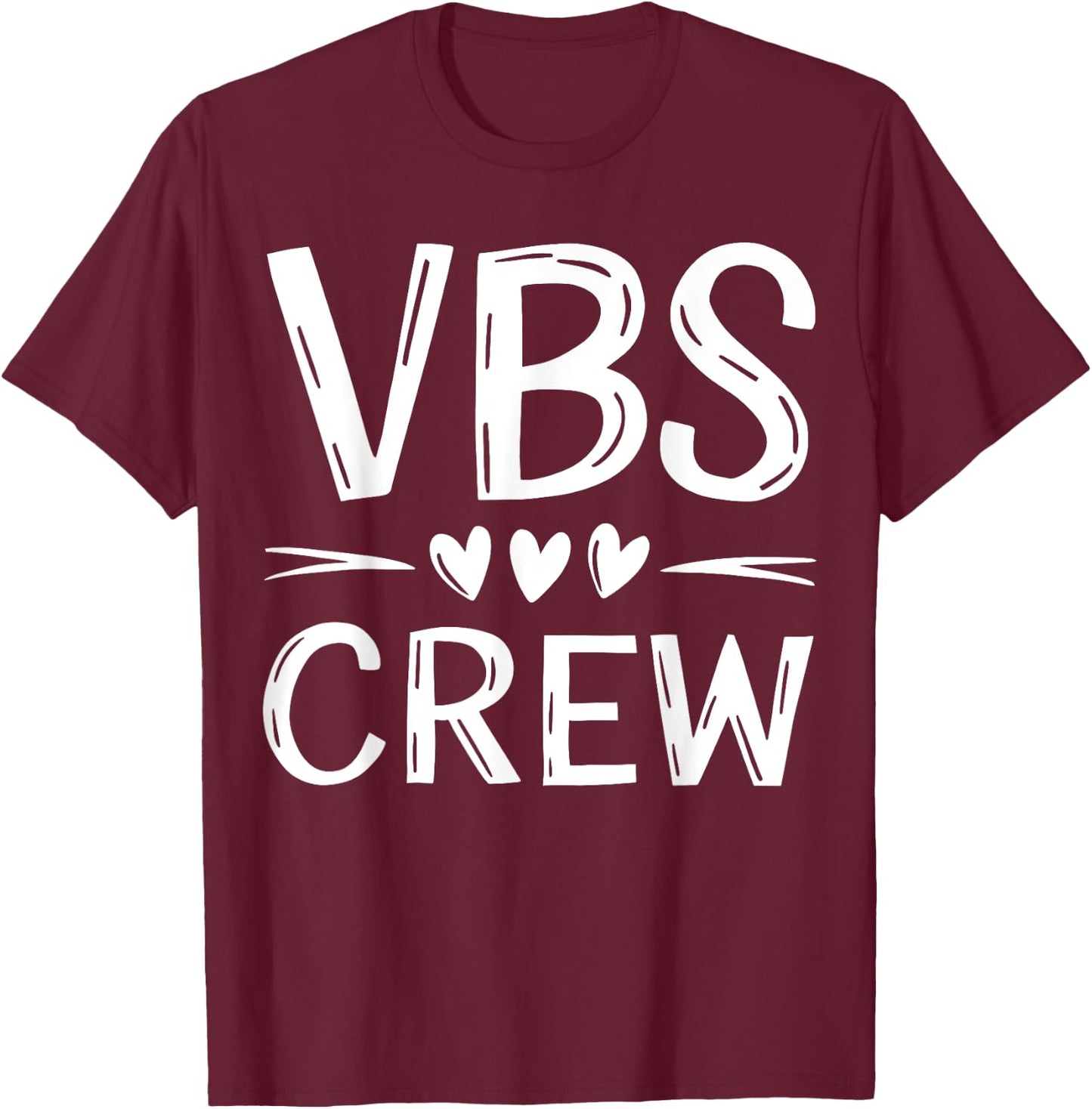 VBS Crew Faith-Based Gathering Sunday School Teacher Women Kids T-Shirt - T-Shirt | Maroon