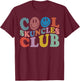 Retro Cool Skuncles Club, Cannabis Marijuana Cool Uncle T-Shirt - T-Shirt | Maroon