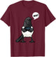 Eurasian Magpie Bird Common Magpie T-Shirt - T-Shirt | Maroon
