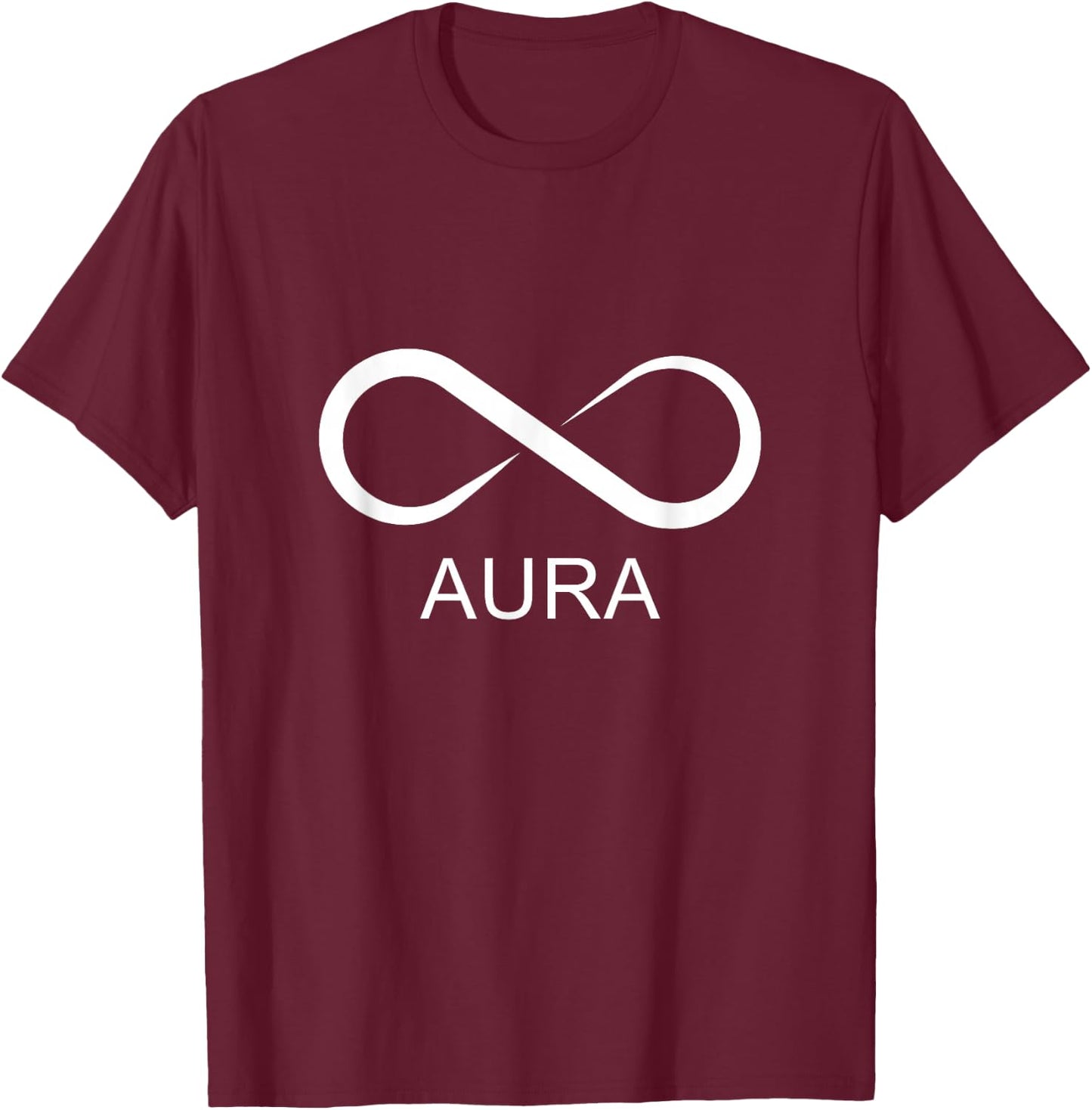 Infinite Aura - Infinite Aura, Rizz T-Shirt - T-Shirt | Maroon