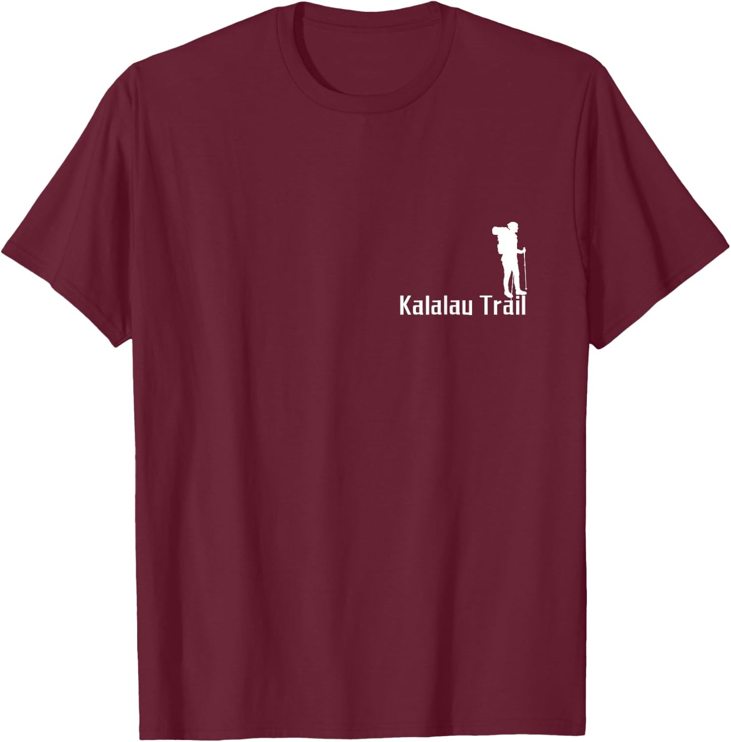 Kalalau Trail Graphic , Hiking Adventure, Vintage Kalalau T-Shirt - T-Shirt | Maroon