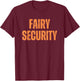 Orange Halloween Fairy Security T-Shirt - T-Shirt | Maroon