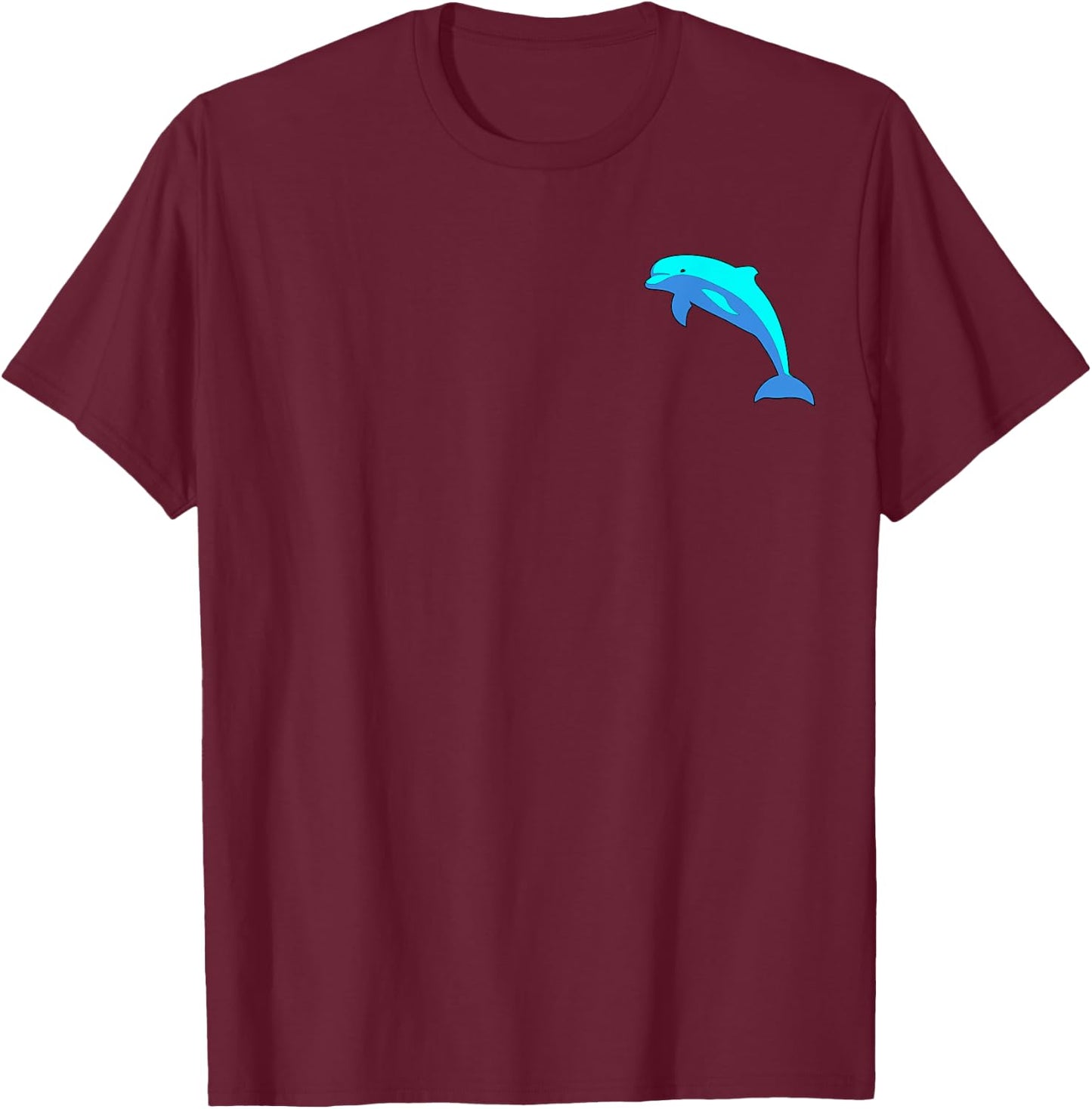 Blue Dolphin Logo Shirts T-Shirt - T-Shirt | Maroon