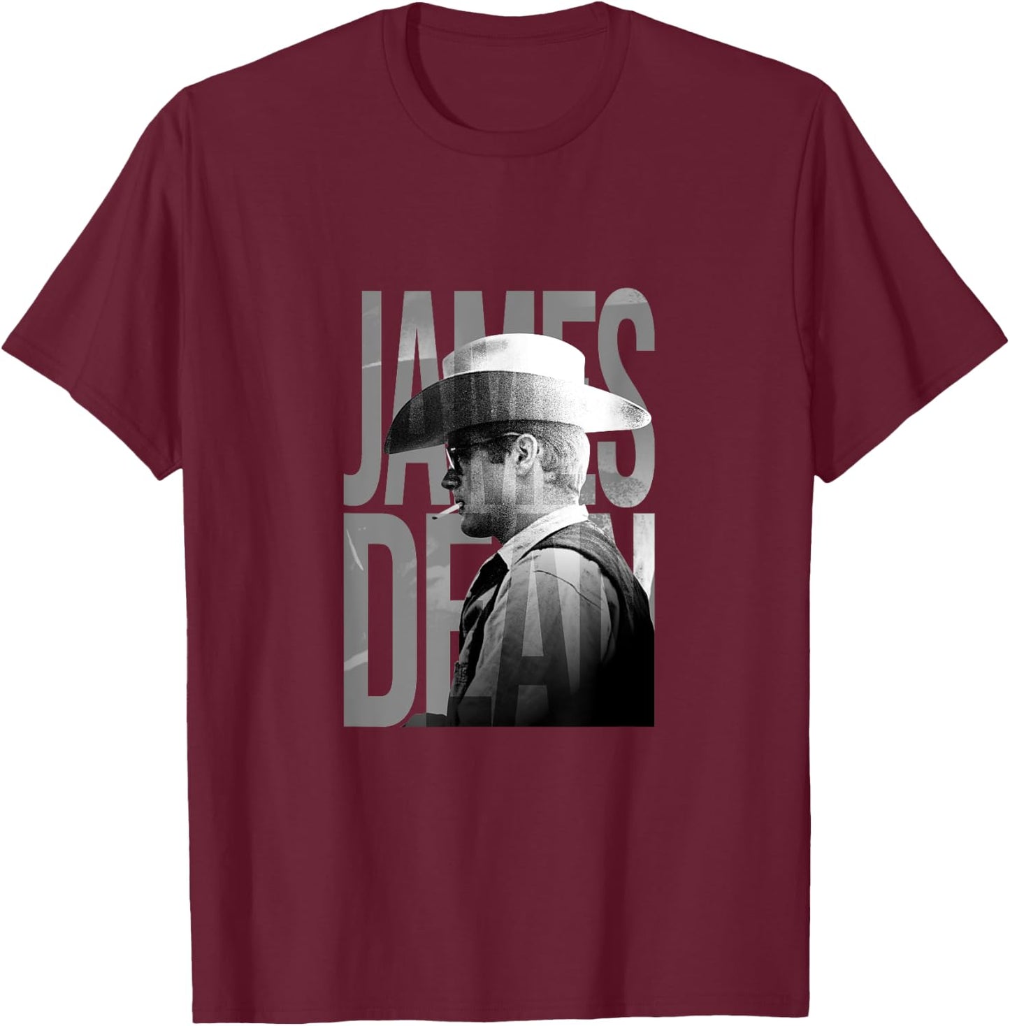 Great Moment Store James Dean_001 , Small, Black T-Shirt - T-Shirt | Maroon
