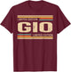 GIO Limited Edition Shirt GIO Name Personalized T-Shirt - T-Shirt | Maroon