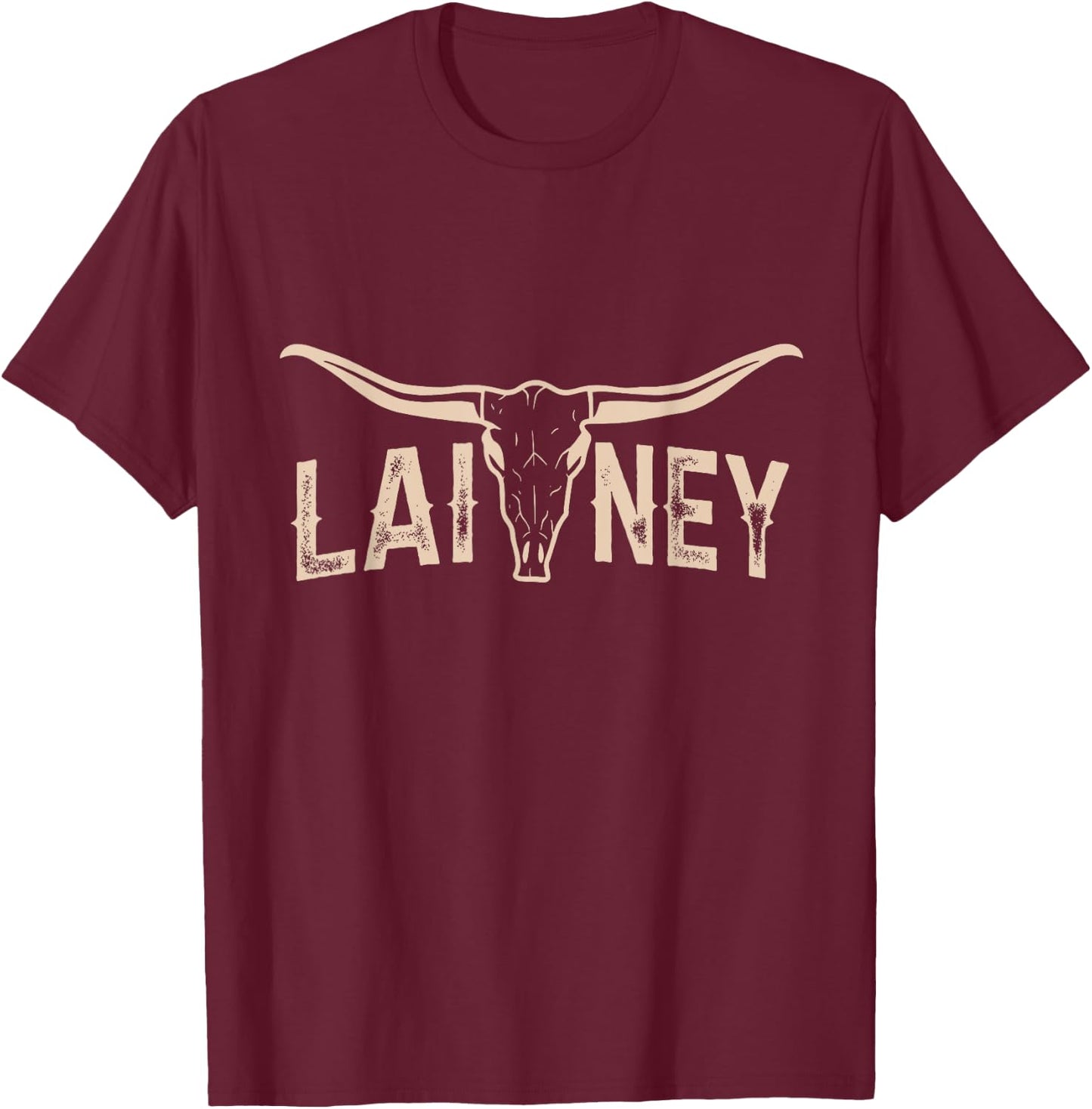 Classic Lainey Vintage Western Rodeo 80s Style T-Shirt - T-Shirt | Maroon