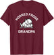 TCU Horned Frogs Arched Grandpa T-Shirt - T-Shirt | Maroon