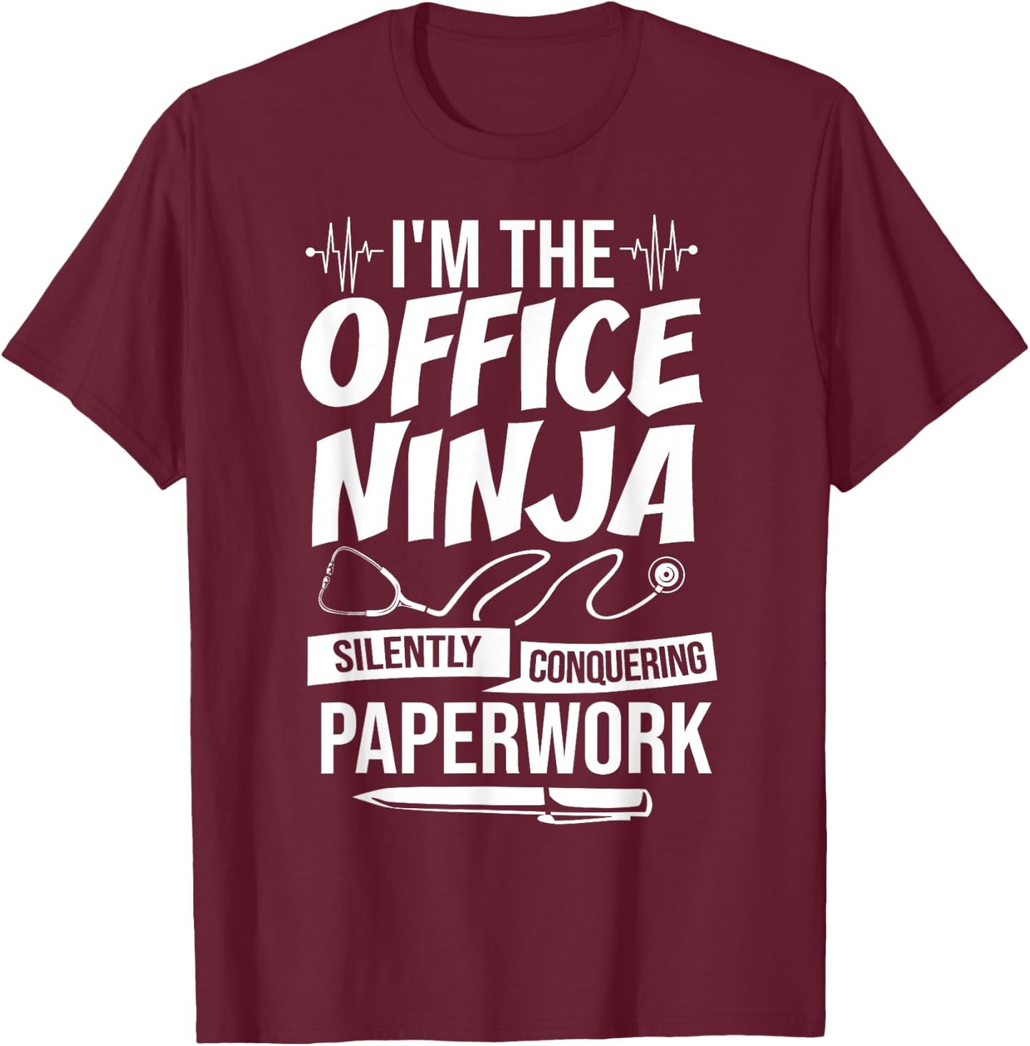 Medical Administration Medical Administrative Assistant T-Shirt - T-Shirt | Maroon