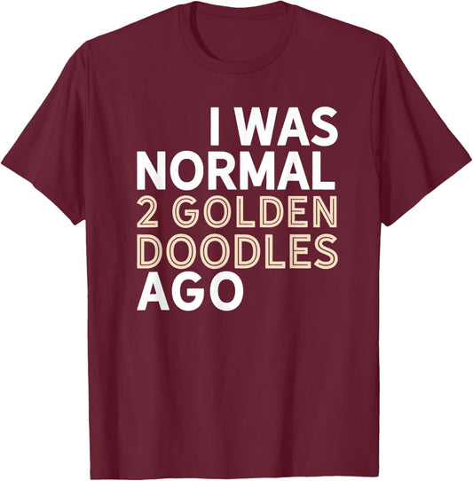 Goldendoodle Dad Shirt Funny Father's Day Doodle Multiple T-Shirt - T-Shirt | Maroon