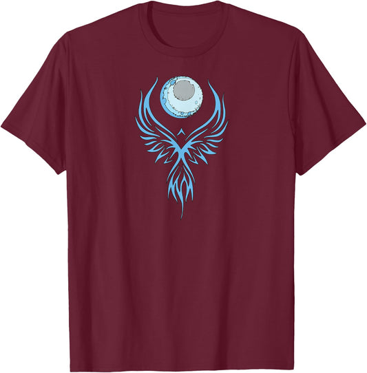 Phoenix Bird : Grab the Moon "Recovery" T-Shirt - T-Shirt | Maroon