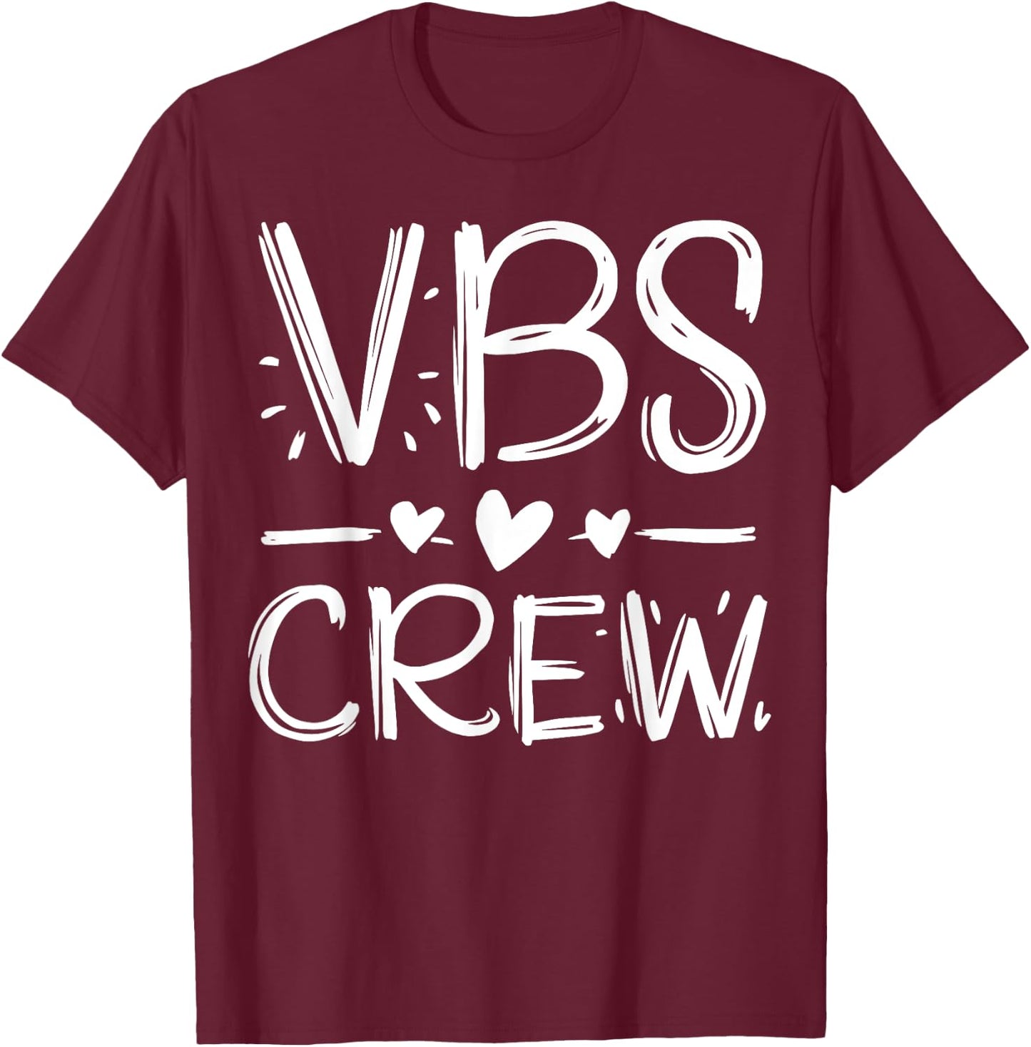 VBS Crew Faith-Based Gathering Sunday School Teacher Women Girls Kids T-Shirt - T-Shirt | Maroon
