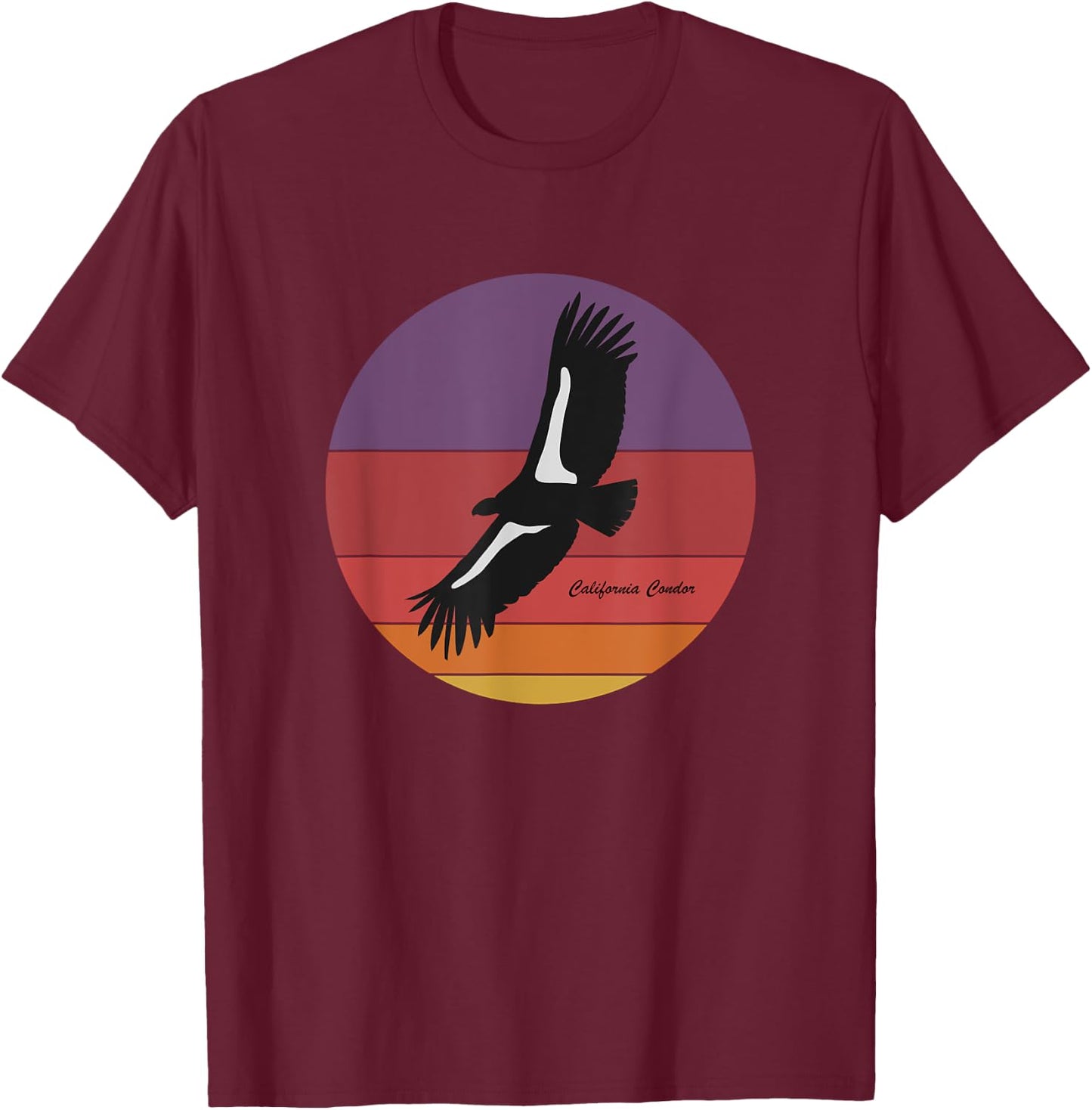 California Condor T-Shirt - T-Shirt | Maroon