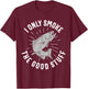 King Salmon Fishing fisherman T-Shirt - T-Shirt | Maroon