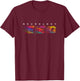 Colorful - EEG - Neurology - EEG Tech T-Shirt - T-Shirt | Maroon