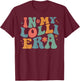Retro Groovy In My Lolli Era Happy Mother's Day Mom Life T-Shirt - T-Shirt | Maroon