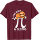 I Love Math and Sloths, Math Teacher, Student, Sloth Lover T-Shirt - T-Shirt | Maroon