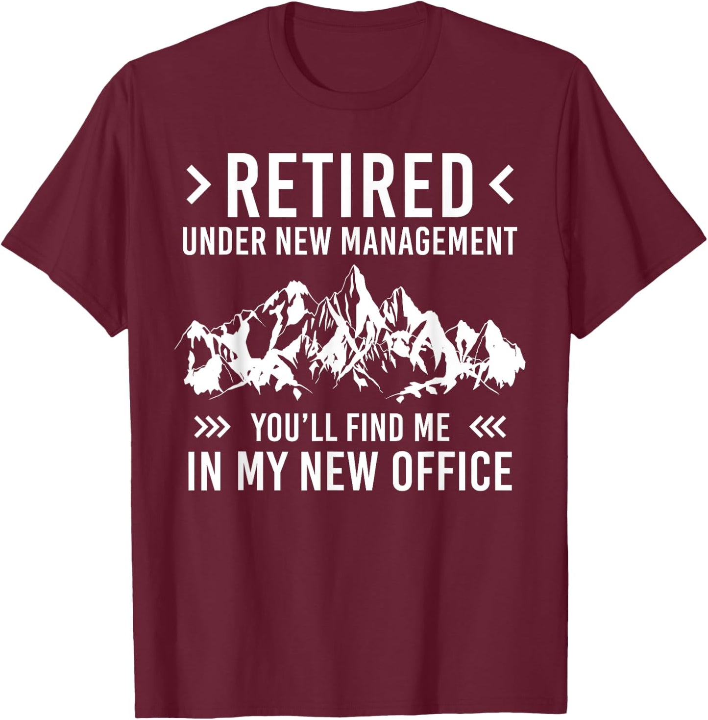 Retired Humor Hiking Backpacking Funny Retirement Plan T-Shirt - T-Shirt | Maroon