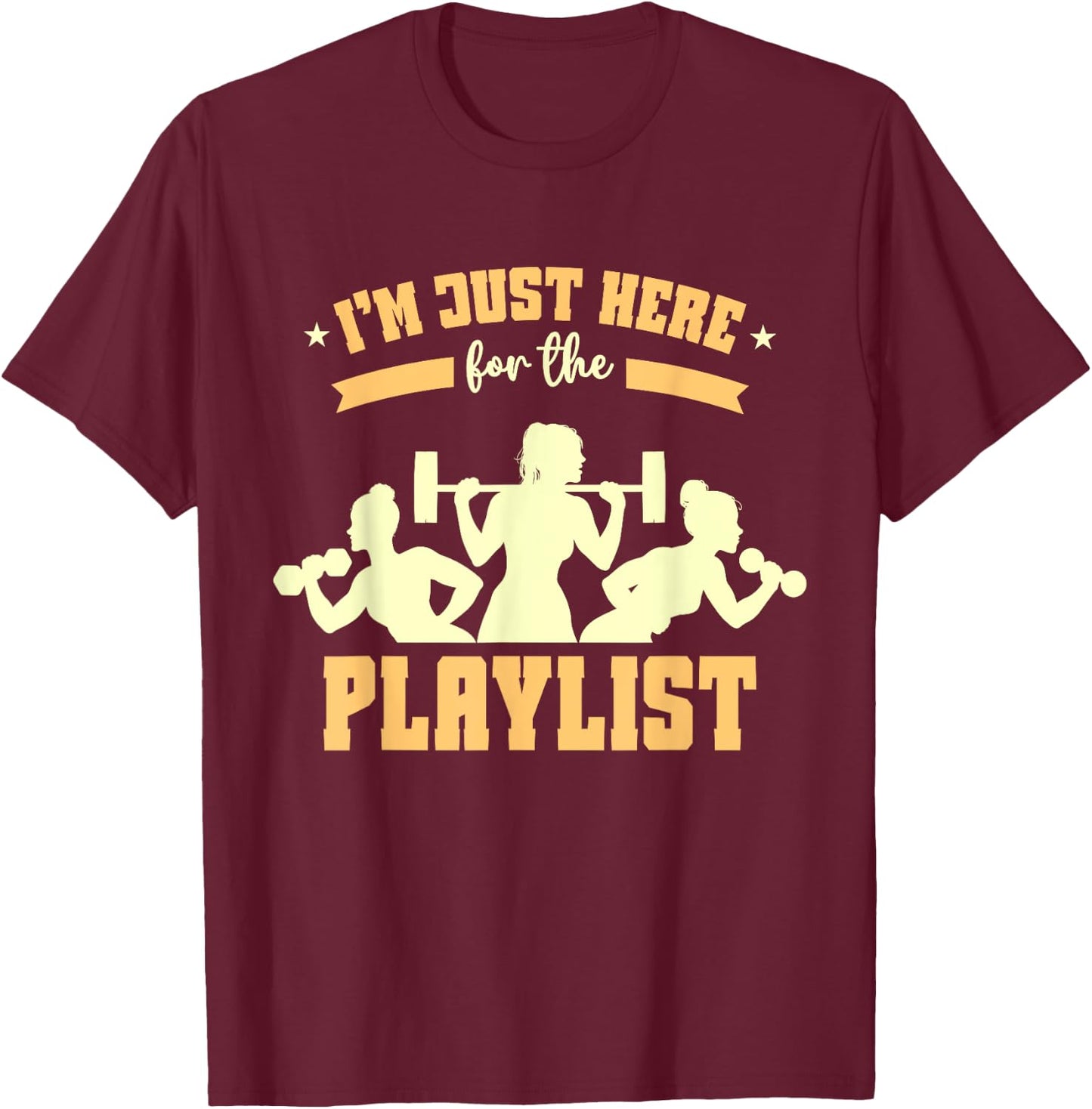 Fitness Workout Women Workout Lover T-Shirt - T-Shirt | Maroon