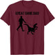 Great Dane dad Dinosaur T-Shirt - T-Shirt | Maroon