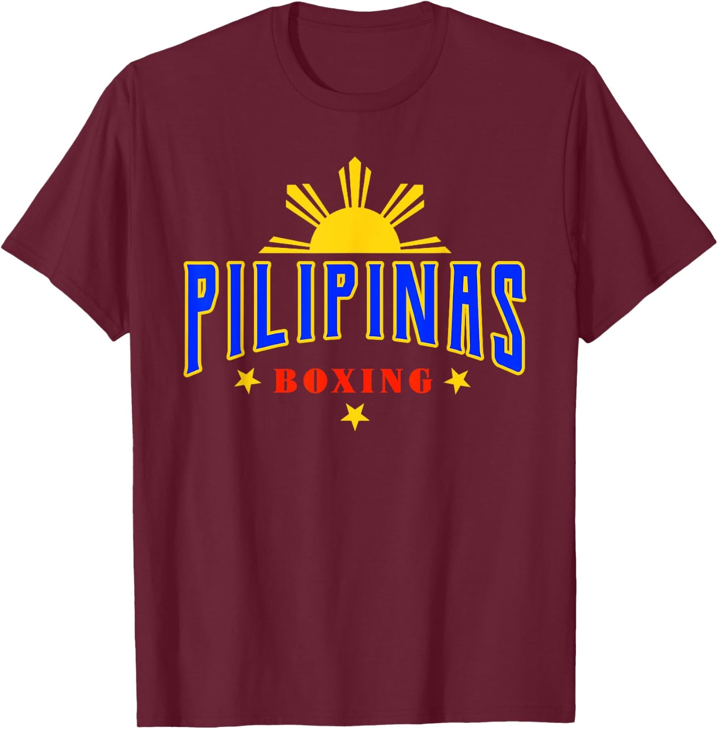 Filipino Boxing, Boxing, Pinay, Pinoy Pride, Philippines T-Shirt - T-Shirt | Maroon