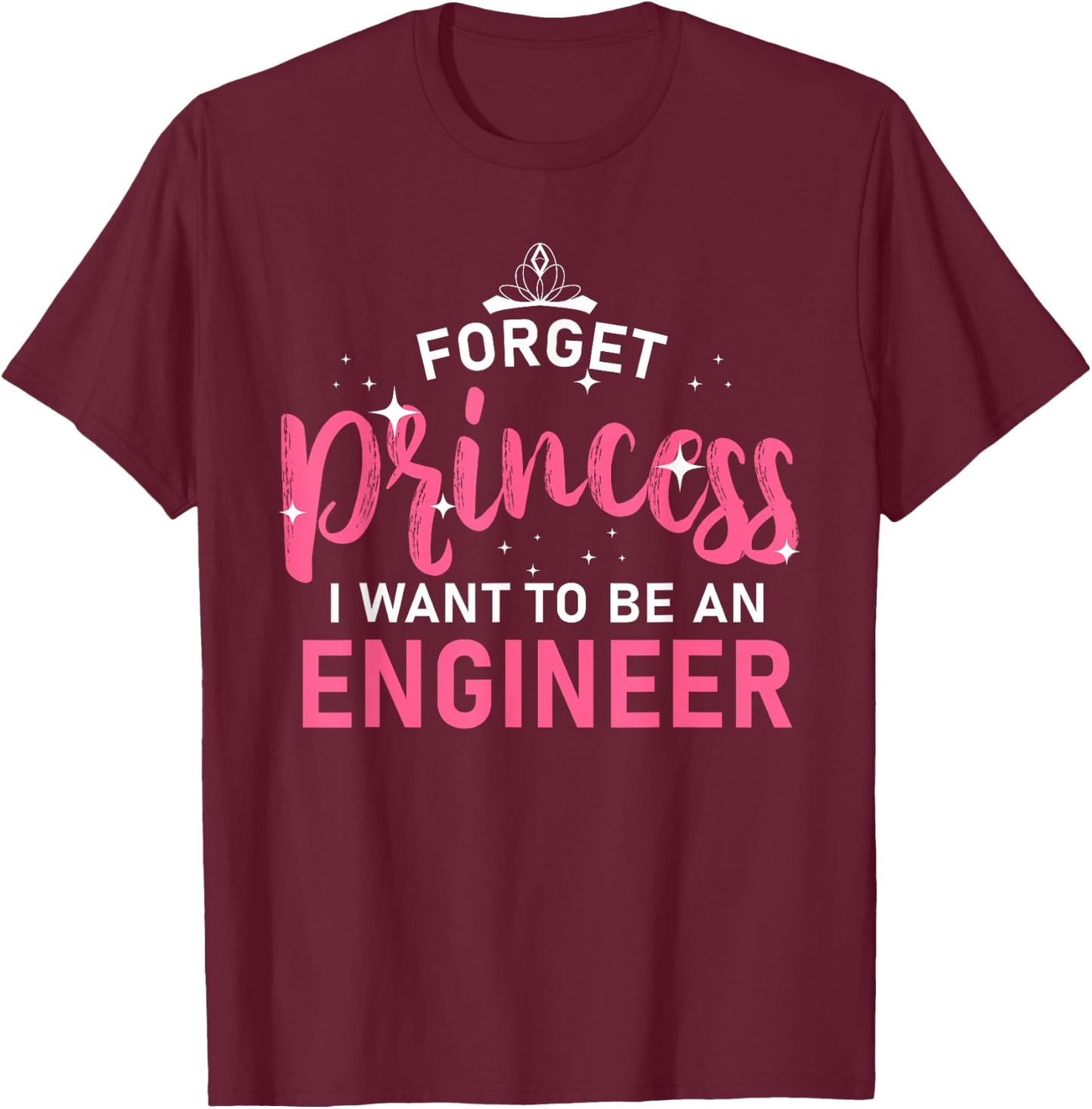 Cool Engineer Design Girls Kids Engineering Lovers T-Shirt - T-Shirt | Maroon
