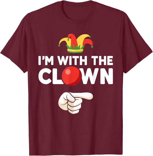 Im with the clown matching partner couple costume halloween