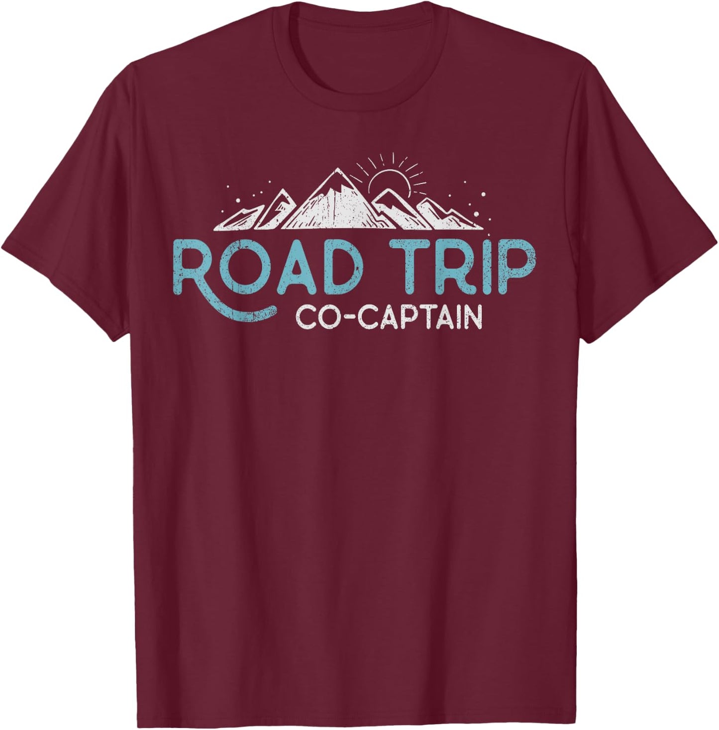 Road Trip Co Captain Road Trip T-Shirt - T-Shirt | Maroon
