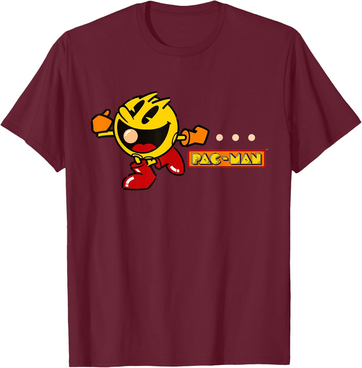 Pac-man T-Shirt - T-Shirt | Maroon
