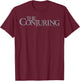 The Conjuring Silver Logo T-Shirt - T-Shirt | Maroon