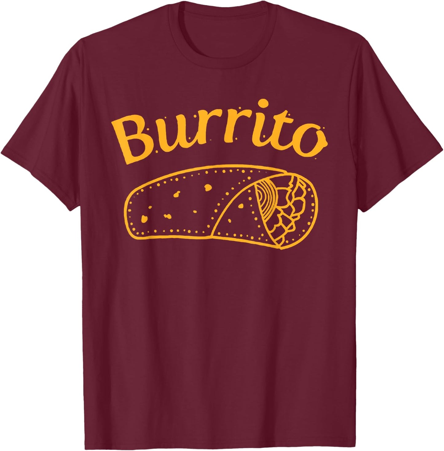 Burrito Dad Burrito Taco Taquito Matching Family T-Shirt - T-Shirt | Maroon