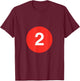 2 Line - NYC Subway Train - 7 Avenue Express - Bronx T-Shirt - T-Shirt | Maroon
