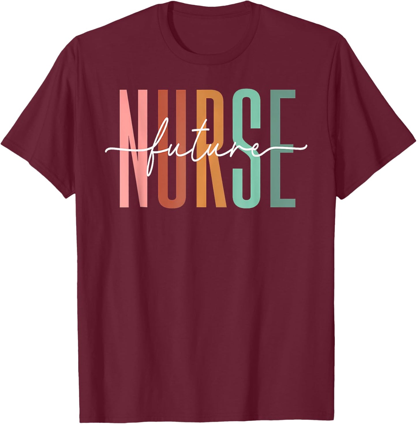 Future Nurse Nursing School Student Funny Nurse In Progress T-Shirt - T-Shirt | Maroon