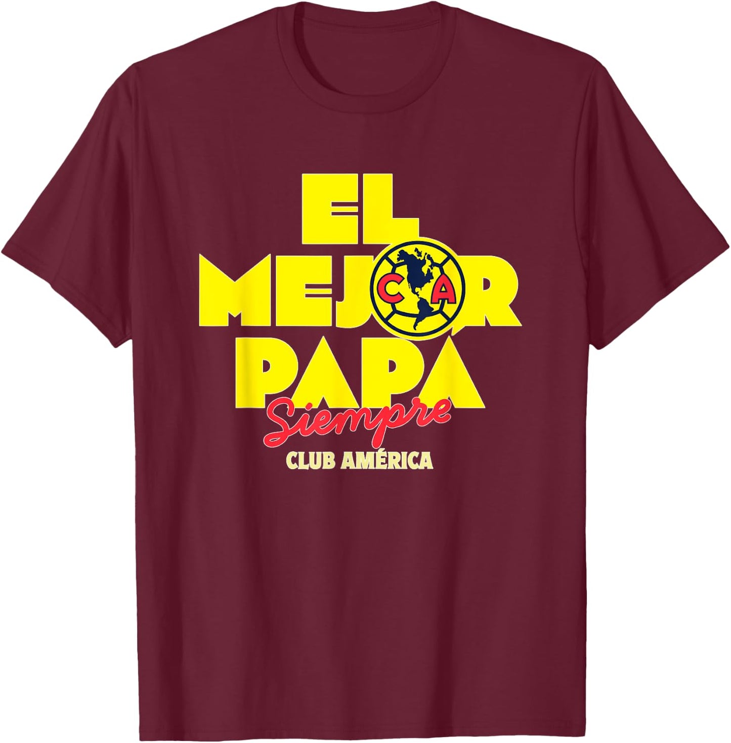 Club America Sports Articles Collection this Father's Day! T-Shirt - T-Shirt | Maroon