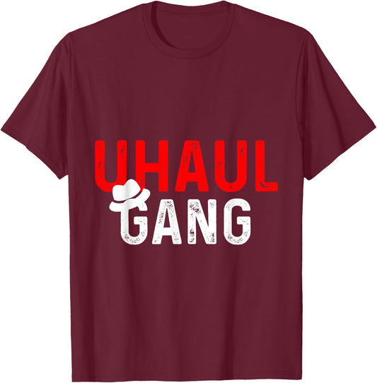 TOP UHAUL CREW Black Adult Classic Fit T-Shirt - T-Shirt | Maroon